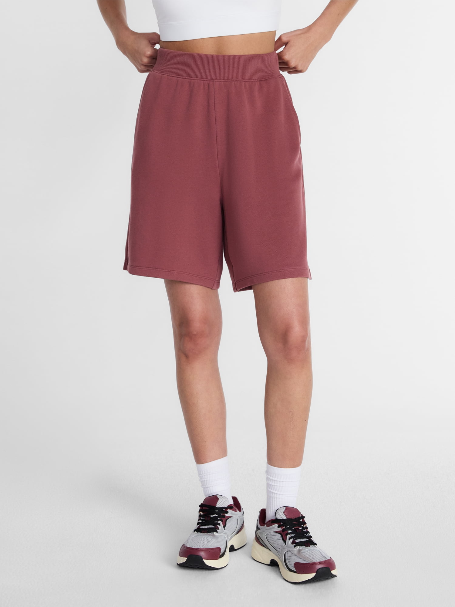 Athletic Works Women's and Women's Plus Bermuda Shorts, 7'' Inseam, Sizes XS-4X