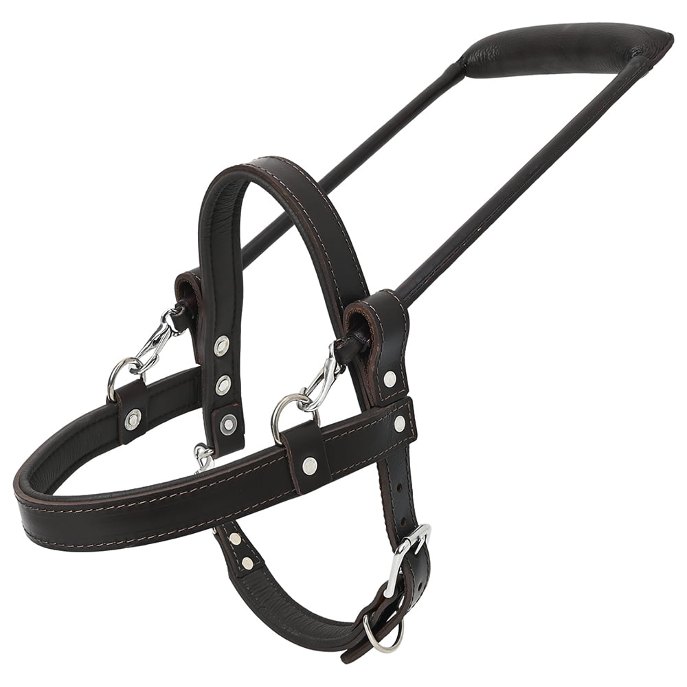 76HS X Large Guide Dog Harness Hilason New Padded Genuine Leather