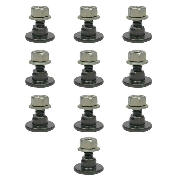 76N927 Qty 10: Disc Mower Blade Bolt Kit Fits John Deere 1320 1326 1327 240 260