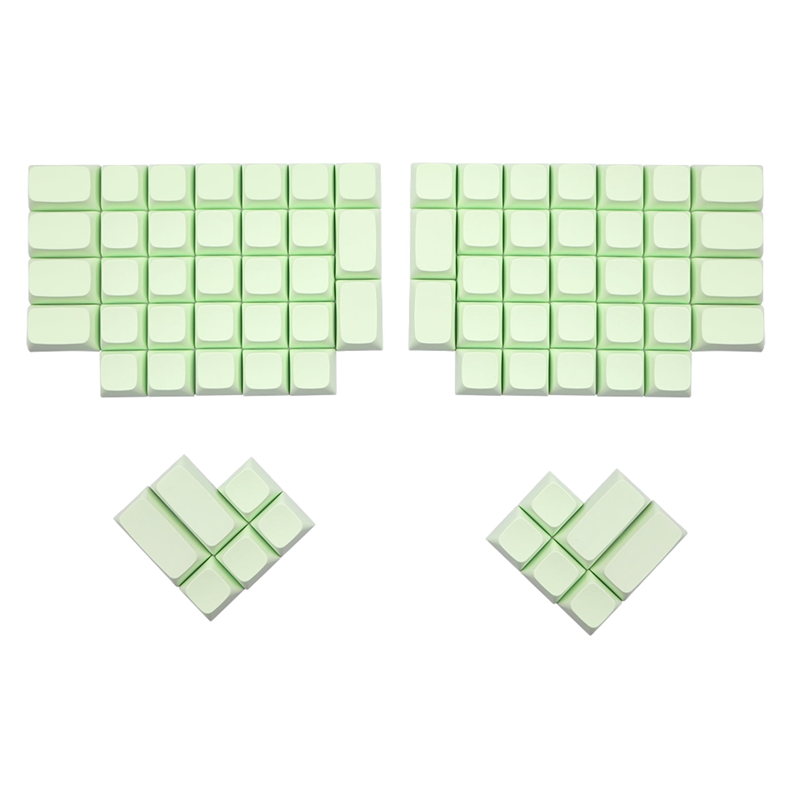 76PCS PBT Blank Keycaps Ergodox Mechanical Gaming Keyboard XDA Profile for Key C