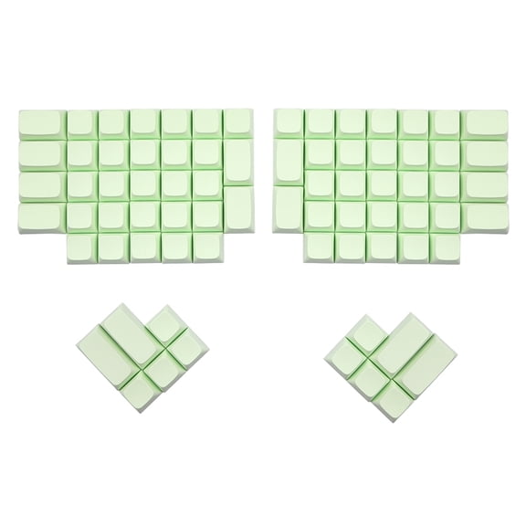 76PCS PBT Blank Keycaps Ergodox Mechanical Gaming Keyboard XDA Profile for Key C