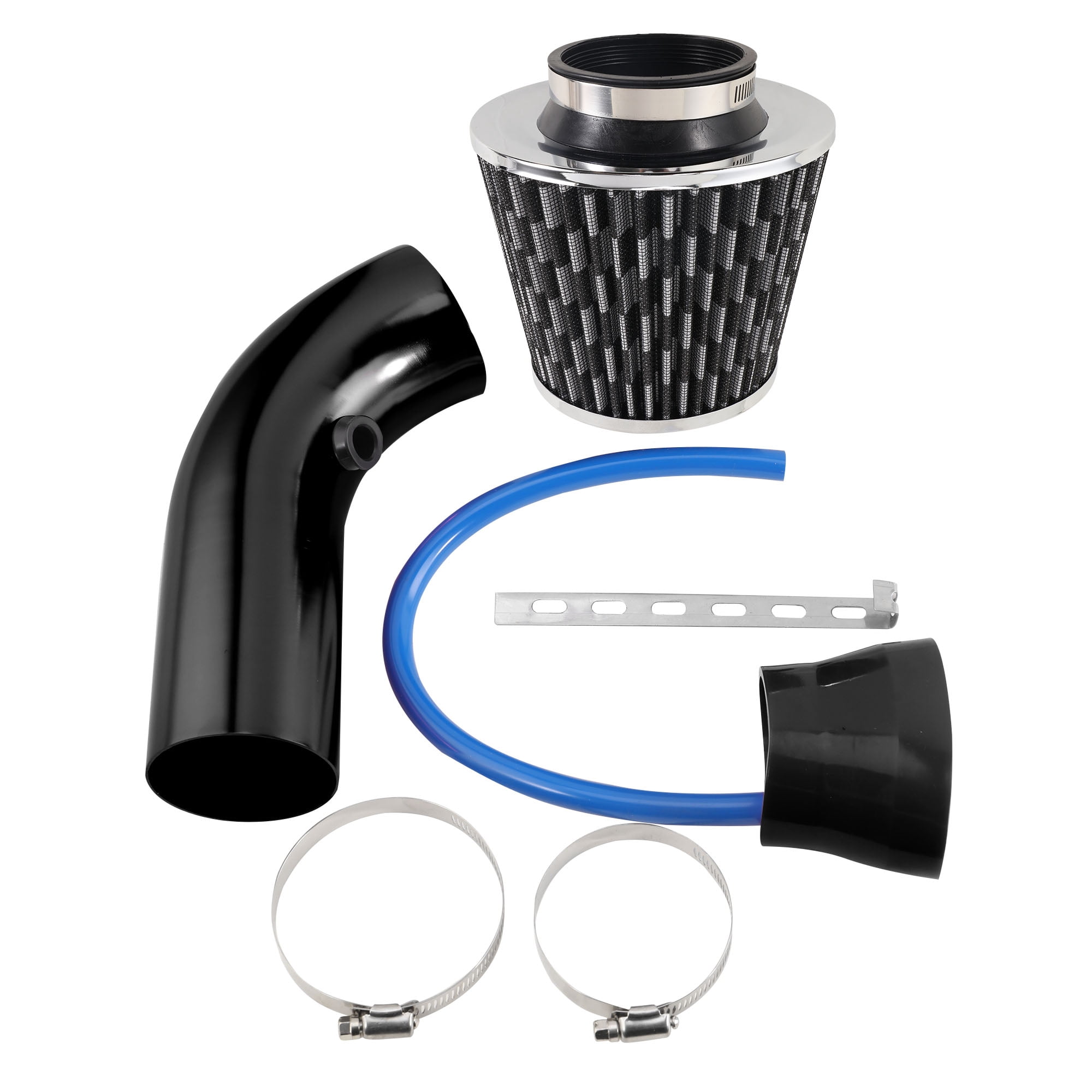 76mm 3 Inch Universal Car Cold Air Intake Turbo Filter Aluminum ...