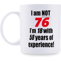 76th Birthday Gifts for Women - 1943 Birthday Gifts for Women, 76 Years Old Birthday Gifts Coffee Mug for Mom, Wife, Friend, Sister, Her, Colleague, Coworker - 11oz