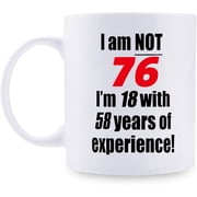 76th Birthday Gifts for Women - 1943 Birthday Gifts for Women, 76 Years Old Birthday Gifts Coffee Mug for Mom, Wife, Friend, Sister, Her, Colleague, Coworker - 11oz