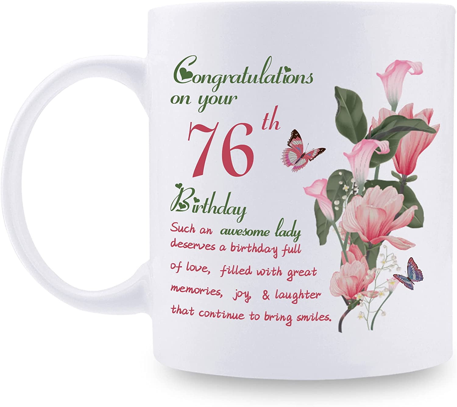 76th Birthday Gift Mug For Men - 11oz Ceramic Coffee Mug, Funny 1943 Born Gifts For Dad, Husband, Brother, Friend