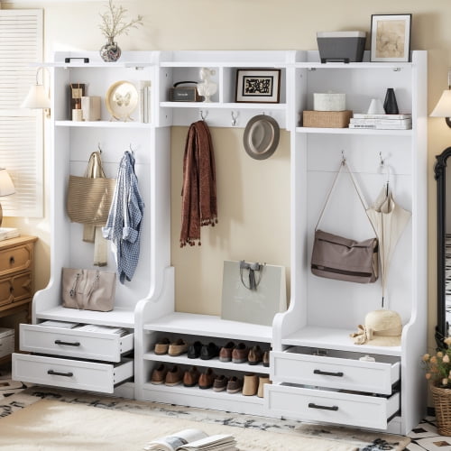 White Entry Bench 77.9
