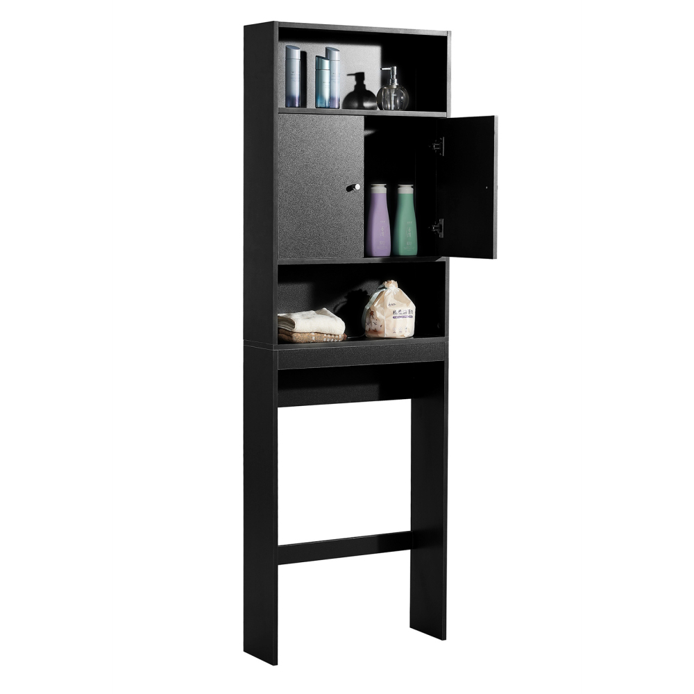 77" Over The Toilet Storage with Double Door and Open