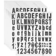 thumbnail image 1 of 770 Pieces 10 Sheets Self Adhesive Vinyl Letters Numbers Kit, Alphabet Number Stickers for Mailbox (Black, 1 Inch), 1 of 10