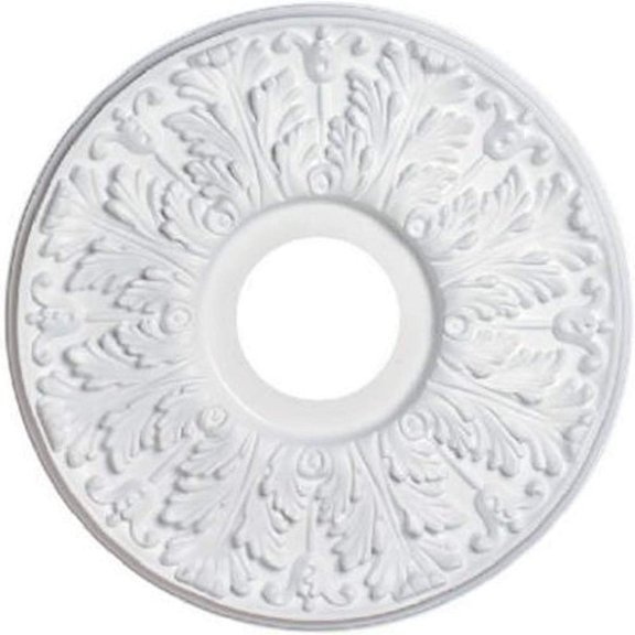 7702800 15-1/2-Inch Victorian White Finish Ceiling Medallion