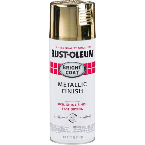 7710830 Stops Rust Bright Coat Metallic , 11 Ounce, Gold, (Pack of 1)