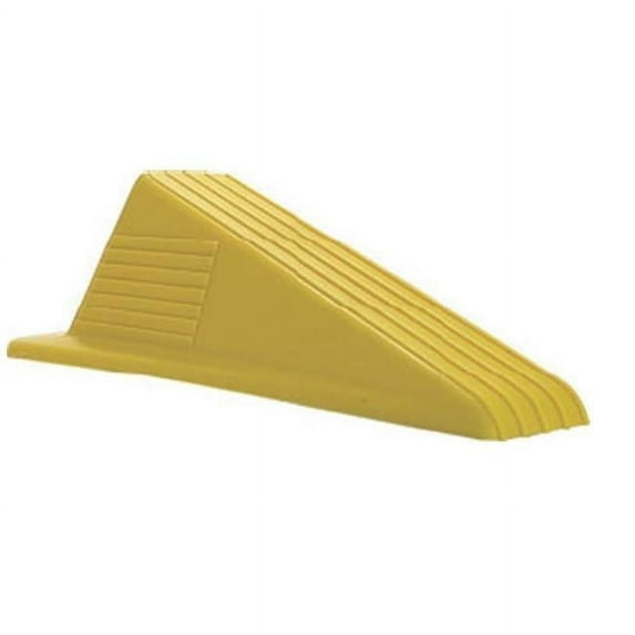 772087 Jumbo Heavy Duty Rubber Door Wedge, Yellow
