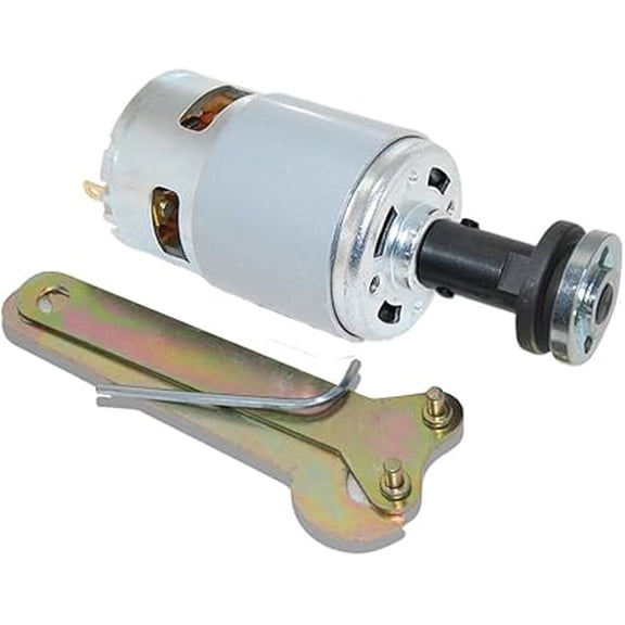 775 DC Motor 12V/24V Gear Motor Double Ball Bearing Large Torque with M10 Saw Balde Connecting Rod for DIY Parts