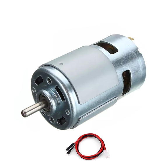 775 Spindle Motor DC 12V-24V 20000 RPM Mini Electric Motor Ball Bearing Large Torque High Power Spindle for CNC 3018 Engraver ,Efficient Performance