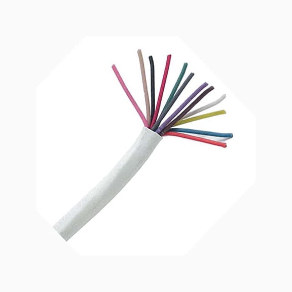77517 - CABLE 12C 22AWG STR UNSH 500FT CMP PLENUM WHT