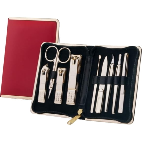 777 Three Seven TS-940G Nail Care Set - 9 Essential Tools, Made in Korea, 50 Years Heritage C45