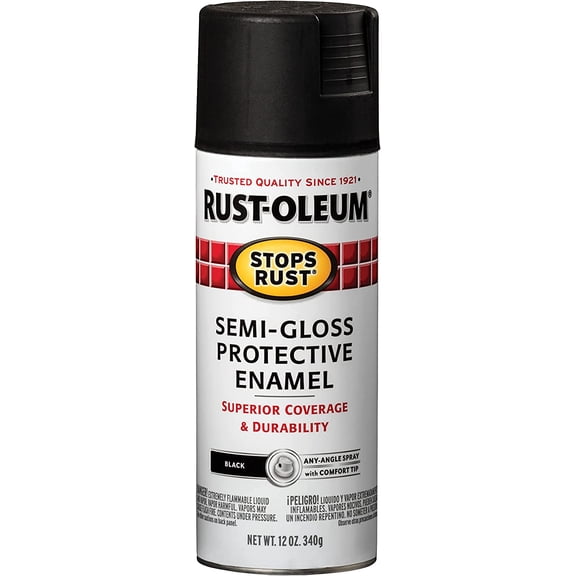 7798830 Stops Rust , 12 oz, i-Gloss Black
