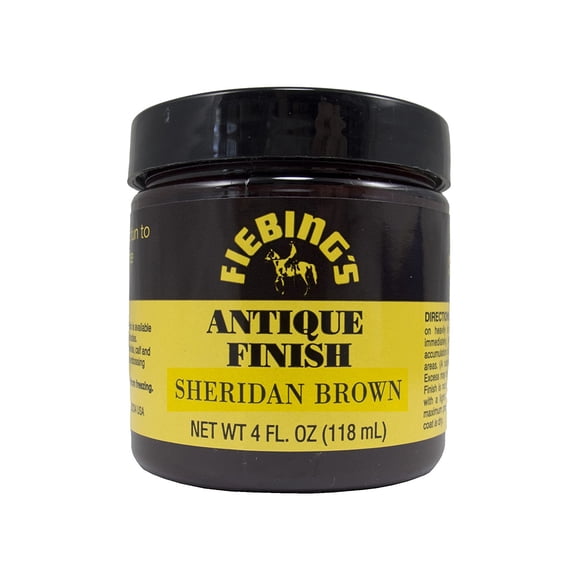 77FB Fiebing'S Antique Finish Sheridan Brown 4 Ounce