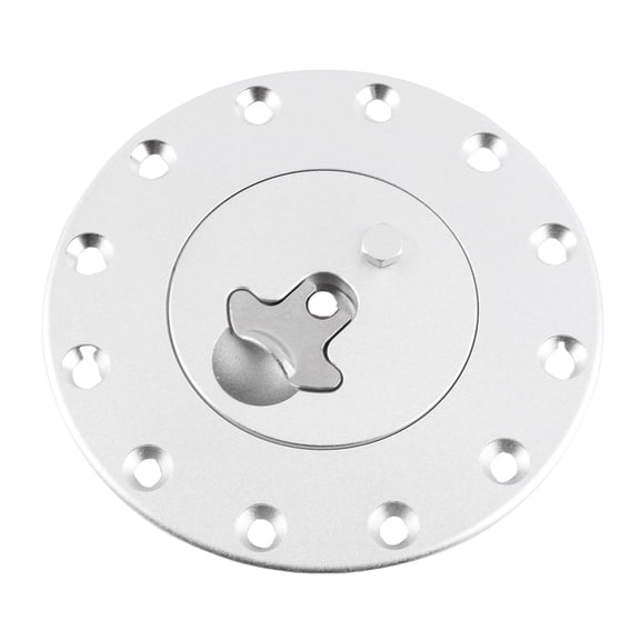 77mm Car Fuel Cell Twist Cap Oil Gas Tank Filler Cover Flush Mount 12 Bolts Universal 3.0 in / 7.7 cm