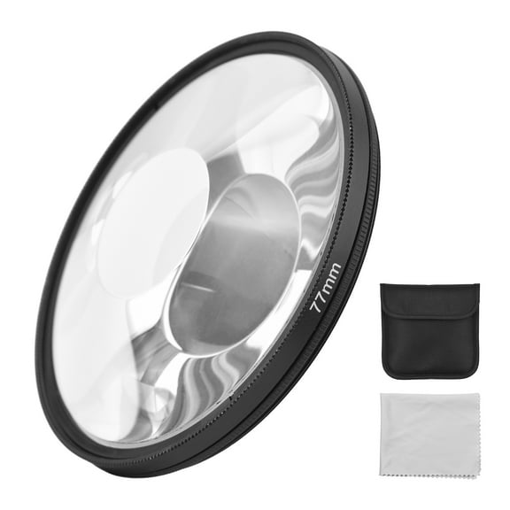 77mm  Glass Prism Kaleidoscope Lens Filter Optical Glass Lens Filter Professional Photography Accessory For DSLR Camera