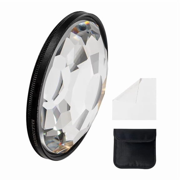 77mm Kaleidoscope Prism Filter for DSLR Cameras Special Effects Photography Lens Accessory Enhances Visual Impact