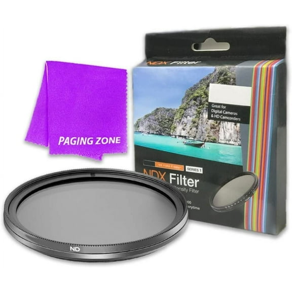 77mm NDX Variable Range Neutral Density Fader Filter Adjustable from ND2 - ND1000 for Pentax K200D