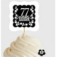 thumbnail image 1 of 77th Birthday / Anniversary Blessed Cupcake Decoration Toppers Picks -12ct, 1 of 1