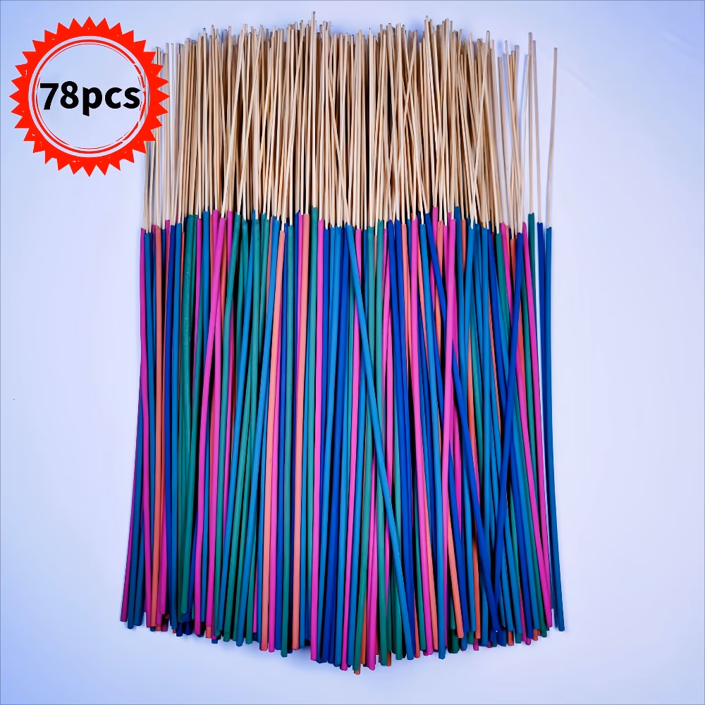 78/108/168pcs Lavender, Rose & Lemon Herbal Incense Sticks Suitable for Purifying, Relaxing, Meditation - Wood & Herbal Burnable Sticks for Yoga Gifts,, Meditation Practice - Long-Lasting Sticks
