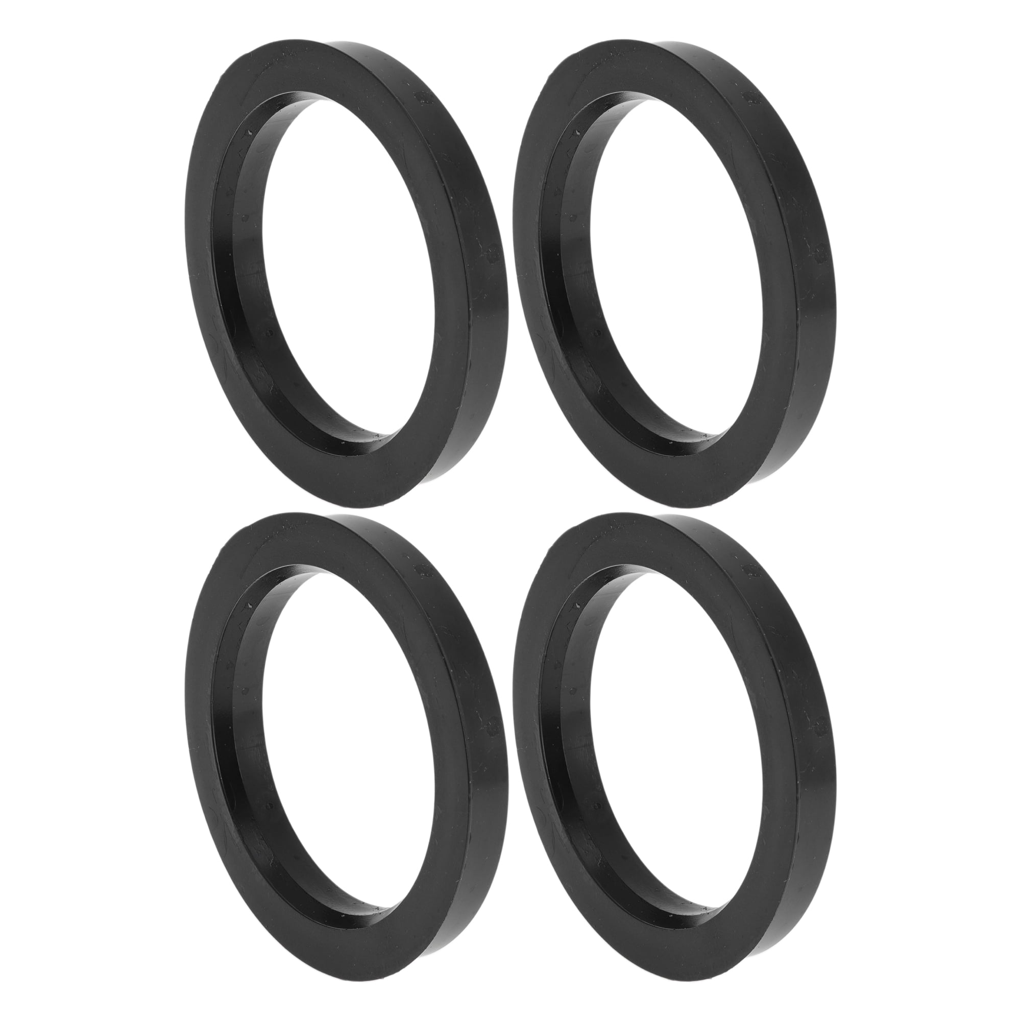 78.1mm to 59.6mm Car Wheel Hub Centric Rings Black Polycarbonate Wheels ...