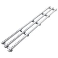 thumbnail image 1 of 78.7*11.8 Inch Unpowered Portable Conveyor Roller Conveyor Belt Table Portable Ramp Unloading Slide 3 Rows Rollers, 1 of 9