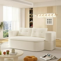 78.7" Convertible Folding Sofa Bed,Queen Size Sleeper Sofa with Blanket,Modern Plush Corduroy Floor & Futon Loveseat Couch,Memory Foam Folding Mattress Sleeper for Living Room