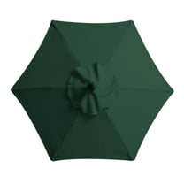 78.7 Inch Outdoor Beach Sun Umbrella Replacement Cloth with 6 Bones, Fade and Water Resistant, Windproof Design for Garden, Pool, and Camping Use