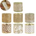 thumbnail image 1 of 78.7 Inch Wired Christmas Ribbon, 2.48 Inch Wide Linen Craft Ribbon for DIY Bows Xmas Tree Wreath Gift Wrapping Window Mantel Holiday Home Party Decorations, 1 of 4