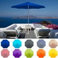 thumbnail image 1 of 78.7 Inches 6 Ribs Large Outdoor Patio Umbrella Market Table Umbrella-UV Resistant,190T Heavy-Duty Rainproof Pool Umbrella,Umbrella Replacement Canopy Replacement Top Cover (Frame Not Included), 1 of 6
