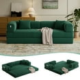 thumbnail image 1 of 78.7-inch living room sofa，No Assembly Sleeper Sofa, 5-in-1 Convertible Sofa Bed, Compressed Packaged  Futon Couch for Small Space, 1 of 22