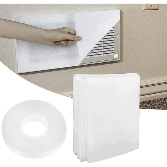 78.7" x 39.3" Air Vent Filters Kit,Happon Dust Control Vent Filters,Cut to Fit Electrostatic Floor Vent Filter,Cut to Size Floor Vent Filters for Home