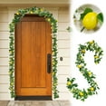 thumbnail image 1 of 78.74" Artificial Lemon Garland with Lights - Fruit Vine & Greenery Decor for Wedding, Party, Home, Garden - Spring Summer Christmas Hanging Wreath (2025 Upgraded), 1 of 9