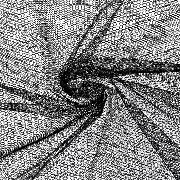78.74 Inch Black Mesh Fabric 70.87 Inch Stiff Mesh Cloth Rectangle Netting Fabric for Sewing Backpack Pocket Mesh Bag Boning