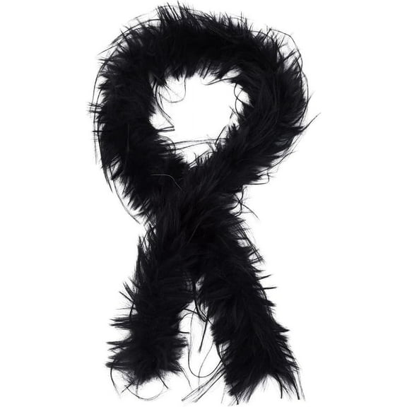 78.74 Inch Faux Craft Fur Fabric Strip Black Shaggy Plush Fuzzy Precut Strips Soft Artificial Fluffy Furry Ribbon Roll Sewing Trim for Sewing Making Costume Home Decor Cosplay Christmas DIY