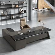 78.74" L-Shaped Executive Office Desk with Drawers, Enclosed Cabinet, Ventilated CPU Compartment, Built-in Outlets & USB Ports   Home Office Desk Right Return, 79" L x 63" W x 30" H