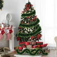 thumbnail image 1 of 78.74Inch Christmas Tinsel Garland,Dark Green Glittering Decoration for Xmas Tree Party Wedding Supplies, 1 of 6