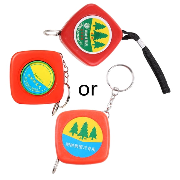 78.74in Metal Tree Diameter Tape Excellent Diameter Circumference Tape Measure and Metric Tape Measure 2m