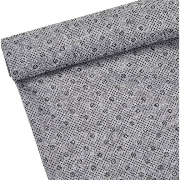 78.74x64.96inch Non Slip Final Backing Cloth Large Antislip Primary Tufting Cloth Pad with Plum Blossom Pattern Fabric for Carpets Rug Tufting Cushion Punch Needle Slate Gray 1pc