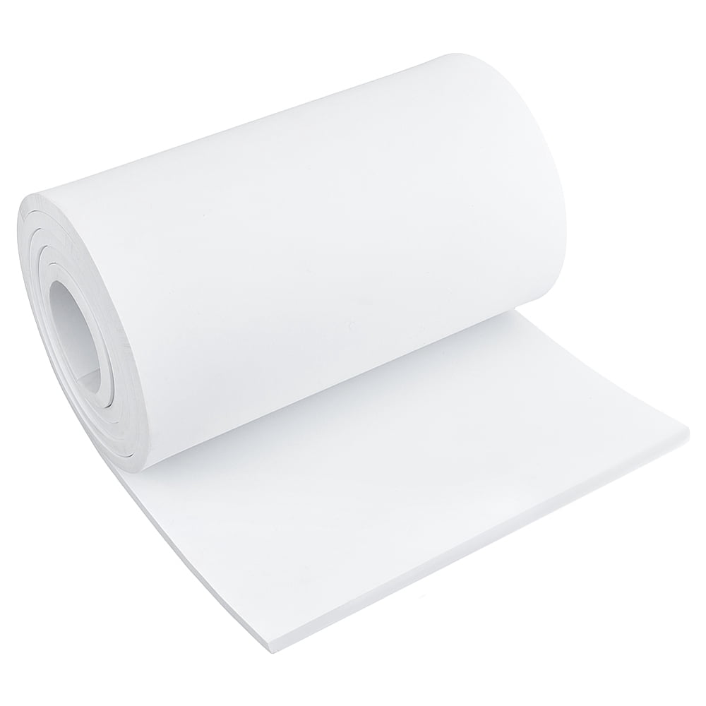 78.78 Inch White EVA Foam Roll 11.8 Inch Wide Cosplay EVA Foam Sheet High Density for Large Foam Cosplay Modeling Crafts DIY Projects 0.4 Inch