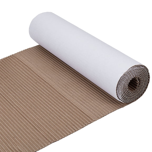 78.7Inch Corrugated Cardboard Roll 13.8Inch Wide B Flute Shipping Corrugated Paper Heavy Duty Wrap Paper Sheet