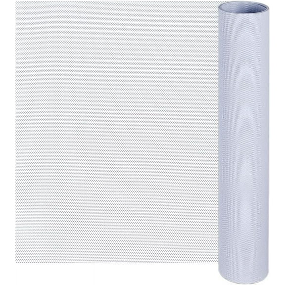 78.7x11.8inch White Computer Mesh Dust Filter PVC Dustproof Mesh Filter Cover DIY
