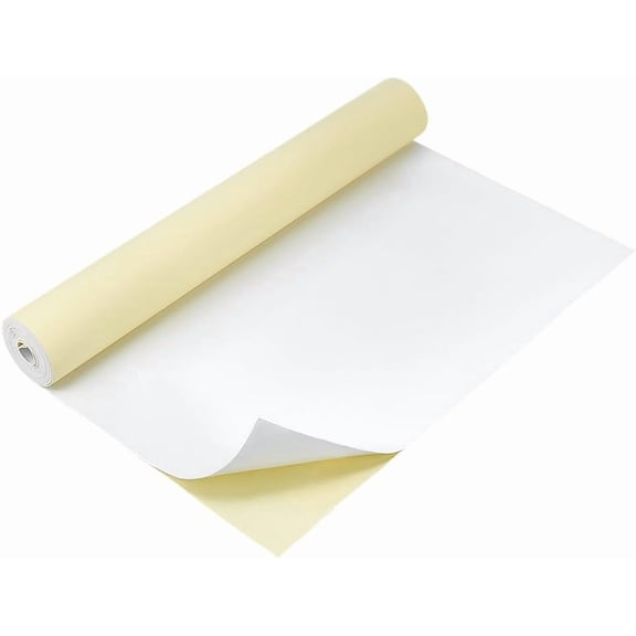 78.7x15.7 Inch White Self-Adhesive EVA Foam Roll 1mm Thick Sticky Upholstery Foam Sheets Craft Foam Sheet for Scrapbooking Crafts Cosplay Model Cushion FurnitureWhite