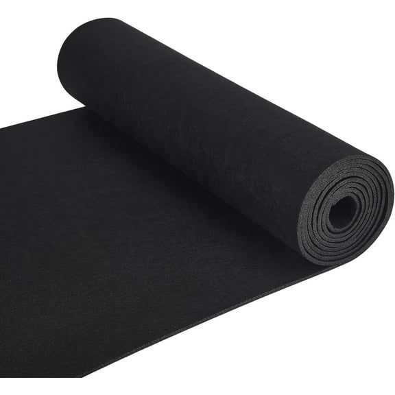 78.7x15.7inch Felt Fabric Roll Black Craft Felt Fabric Sheets Nonwoven Felt Roll for Sewing Crafting Deocoration(3mm Thick) for diy
