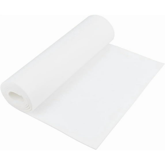 78.7x15.7inch Felt Roll Floral White Craft Felt Fabric 3mm Thick Nonwoven Felt Roll for DIY Arts Crafts Patchwork Sewing Deocoration