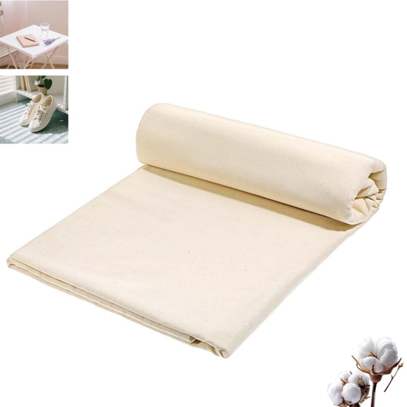 78.7x63In Natural Muslin Fabric Natural Unbleached Muslin Fabric Apparel Cloth for Arts Portable Quilting Material for Embroidery Garment Craft 1pack