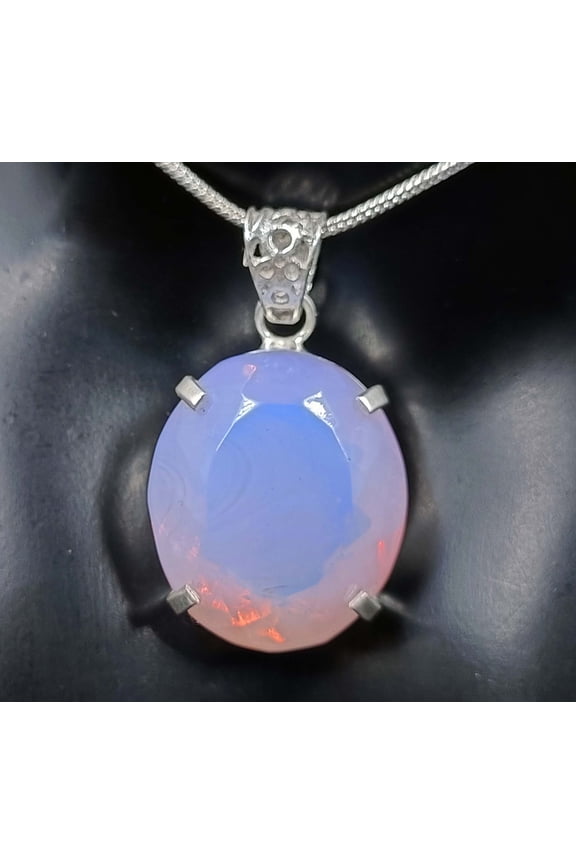 78.90 Carat opal pendant silver big size
